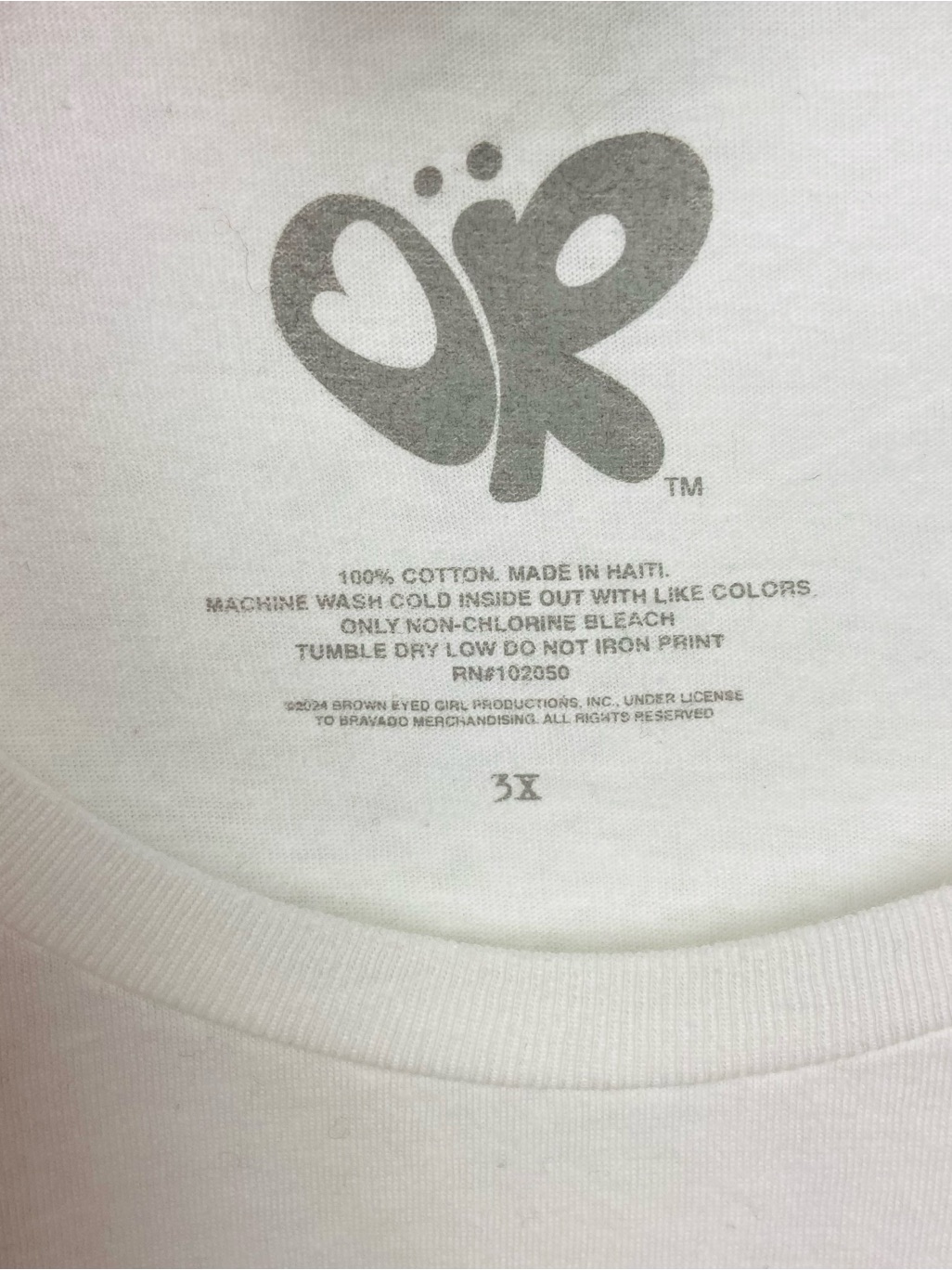 Nwt Olivia Rodrigo So American White Cotton Short Sleeve Tee - 3x — image 4 of 8